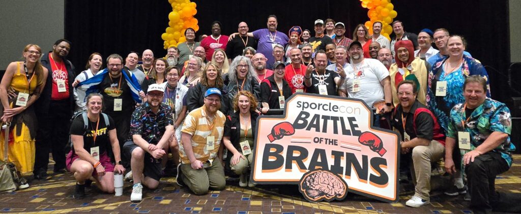 Trivial Warfare Army group photo from Sporclecon 2025.